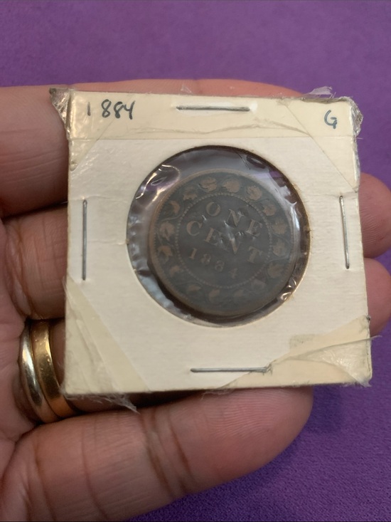 Other - 1884 Large Canadian Penny